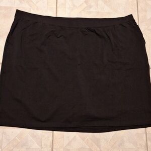 Womens Catherine's solid black stretch plus size shorts size 4X 30/32